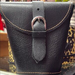 Black Leather Women's Bag